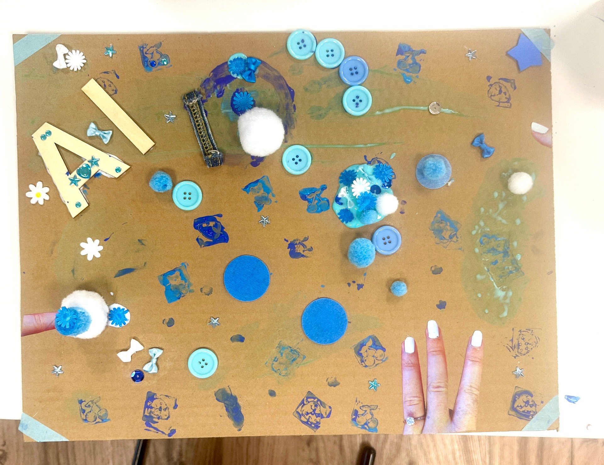 A colourful collection of handmade accessories and decorations